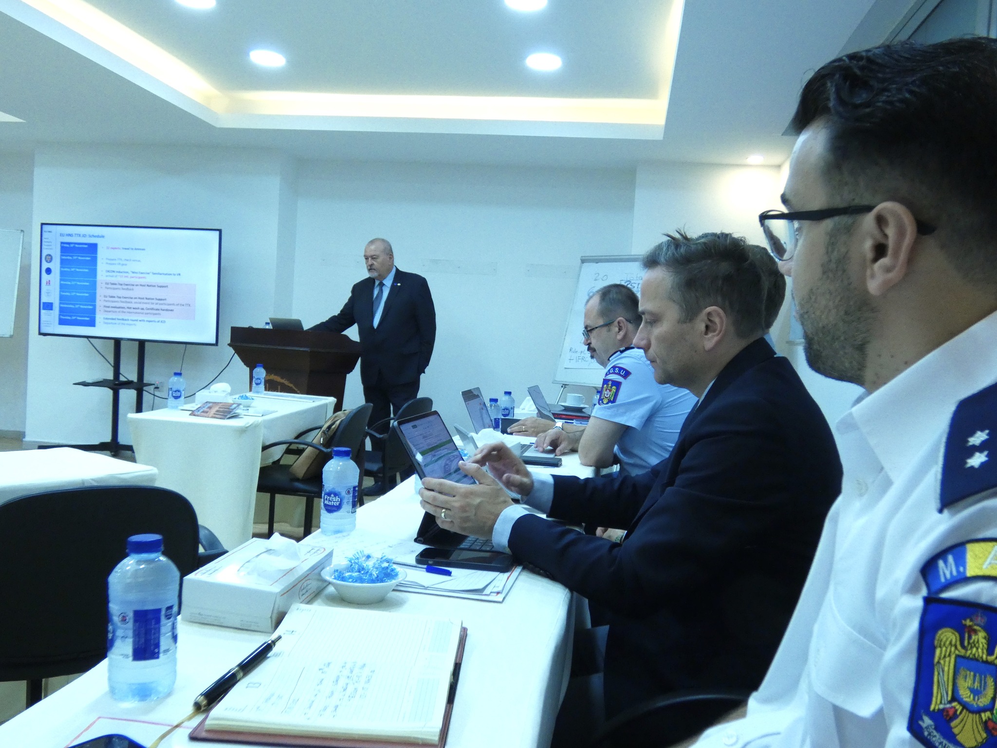 EU HNS TTX pre-exercise meeting in Amman, Jordan